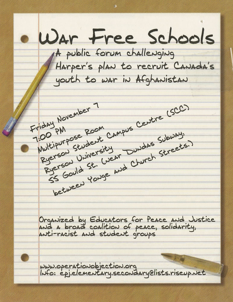 War Free School