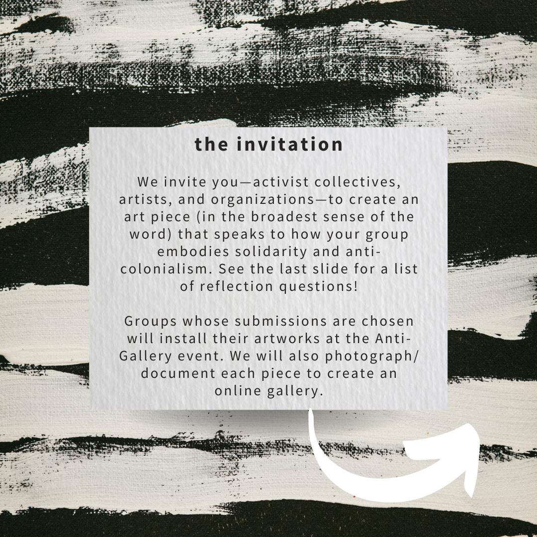 anti gallery social media call for submissions