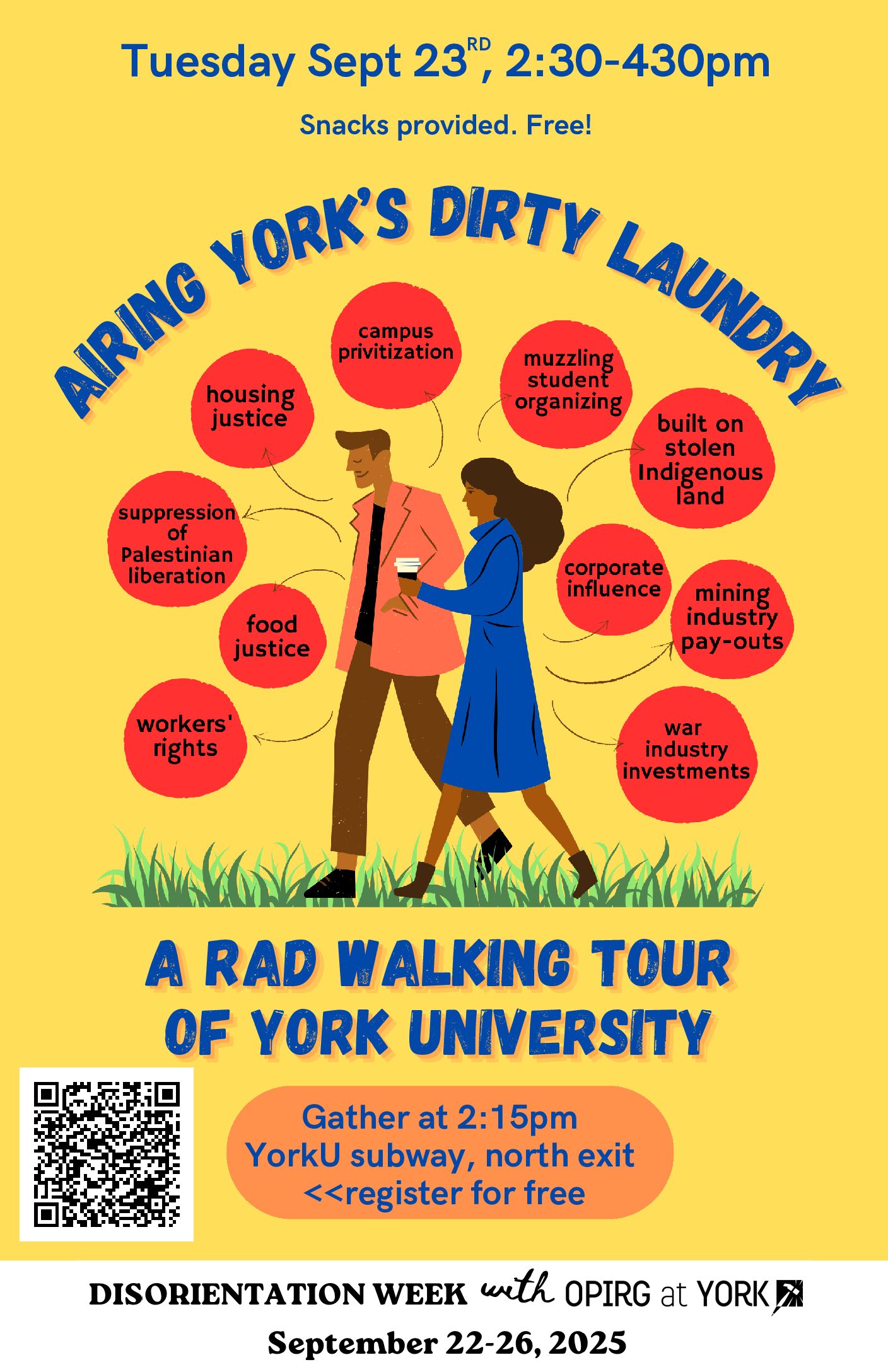 poster walking tour(11 × 17 in)
